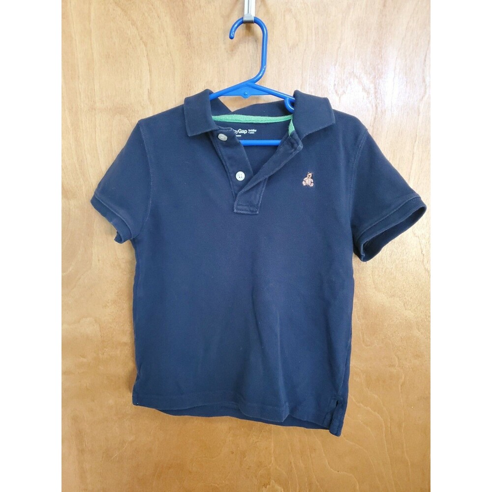Boy's baby Gap size 4 yearrs blue polo t shirt